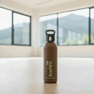 Botella térmica senderismo 1L tapón apertura rápida EcoPiFit 900