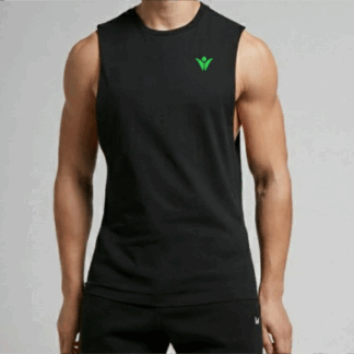 Camiseta de tirantes Rest Day Color Negro de ECF