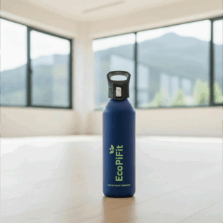 Botella térmica senderismo 1L tapón apertura rápida EcoPiFit 900