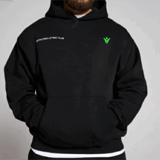 Sudadera Original Oversized Color Negro de ECF